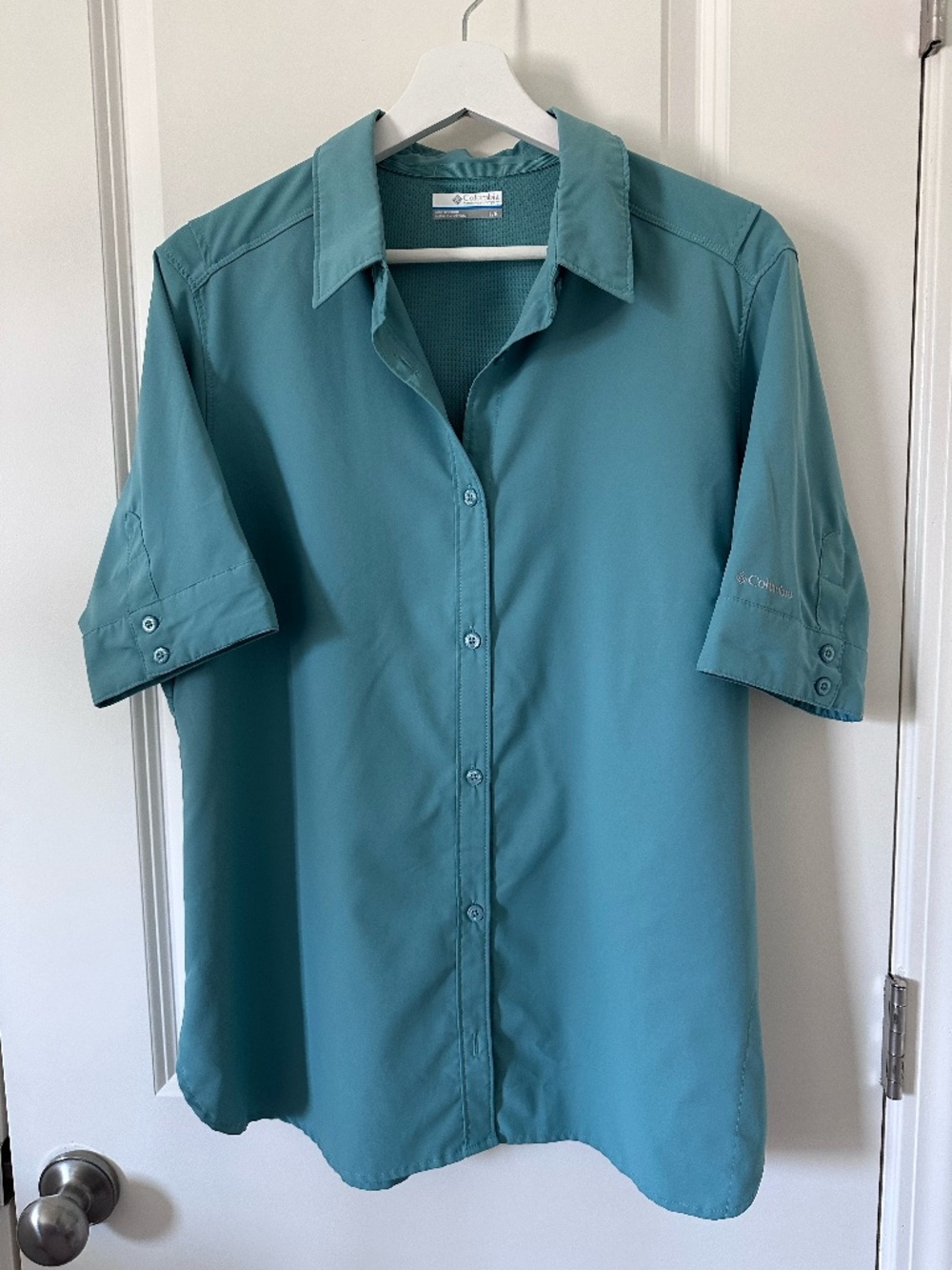 Columbia Teal Shirt